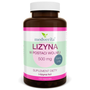 MEDVERITA Lizyna HCL W Postaci Wolnej 100 kaps.