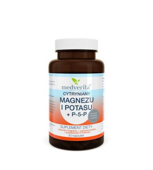 MEDVERITA Magnez + Potas + P-5-P 50 kaps.