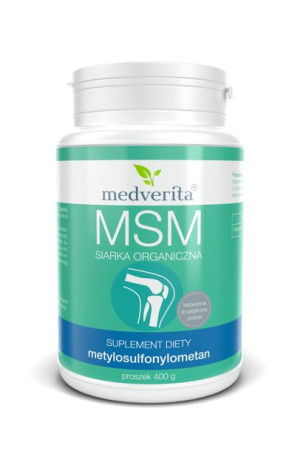 MEDVERITA MSM Siarka Organiczna W Proszku 400 g