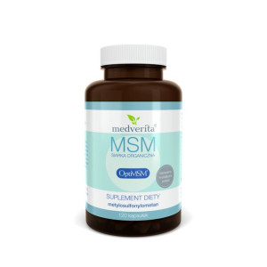MEDVERITA MSM Siarka Organiczna OptiMSM® 500 mg 120 kaps.