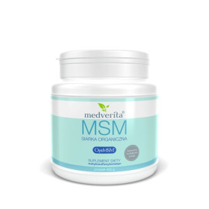 MEDVERITA MSM Siarka Organiczna OptiMSM® W Proszku 400 g