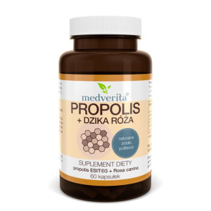 MEDVERITA Propolis + Dzika Róża 60 kaps.