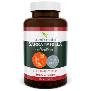 MEDVERITA Sarsaparilla Ekstrakt 10% Polifenoli 60 kaps.