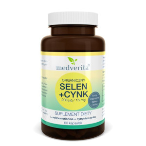MEDVERITA Selen 200 µg + Cynk 15 mg 60 kaps.