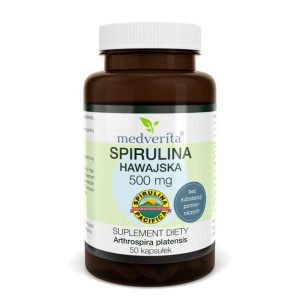 MEDVERITA Spirulina Hawajska Pacifica® 500 mg 50 kaps.