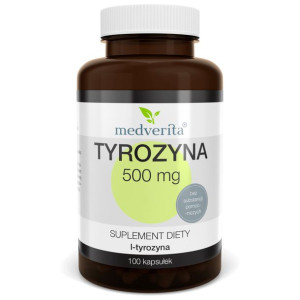 MEDVERITA Tyrozyna L-Tyrozyna 500 mg 100 kaps.