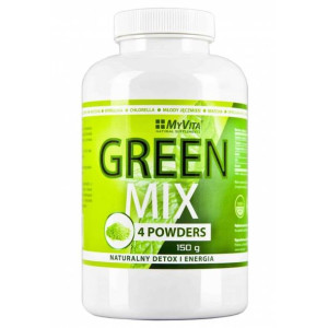 MYVITA Green Mix 4 Powders Detox I Energia W Proszku 150 g