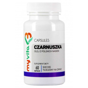 MYVITA Czarnuszka Olej Z Polskich Nasion 500 mg 60 kaps.