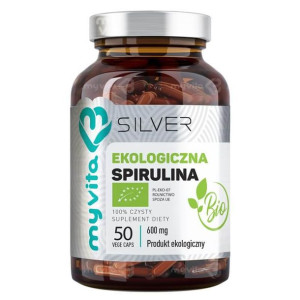 MYVITA Complex Spirulina BIO 600 mg Silver 50 kaps.