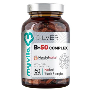 MYVITA Witamina B-50 B-Complex Max Silver 60 kaps.