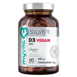 MYVITA Witamina D3 2000 iu Vegan Silver 60 kaps.