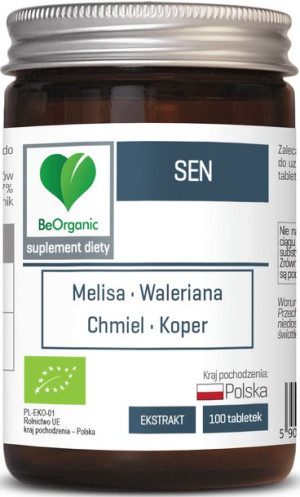 BEORGANIC Sen BIO 450 mg 100 tab.