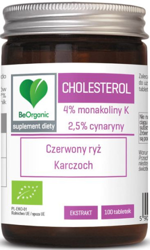 BEORGANIC Cholesterol BIO 400 mg 100 tab.