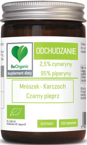 BEORGANIC Odchudzanie BIO 400 mg 100 tab.