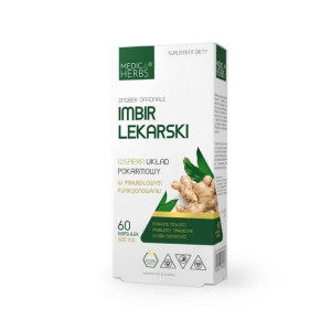 MEDICA HERBS Imbir Lekarski 60 kaps.