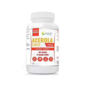 WISH Acerola 250 mg Naturalna Witamina C Do Ssania 120 tab.