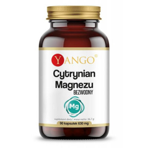 YANGO Cytrynian Magnezu Bezwodny 90 kaps.