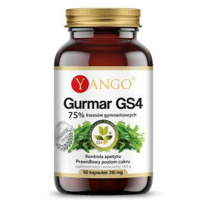 YANGO Gurmar GS4® 75% Kwasów Gymnemowych 60 kaps.