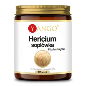 YANGO Hericium Soplówka Ekstrakt 10% Polisacharydów 50 g