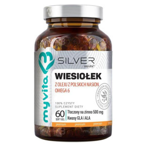 MYVITA Silver Olej Z Wiesiołka 500 mg 60 kaps.