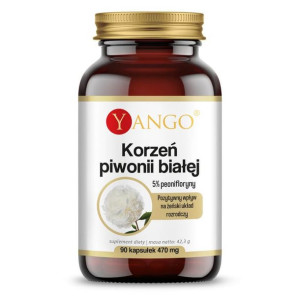 YANGO Korzeń Piwonii Białej 5% Peonifloryny 90 kaps.