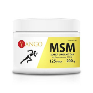 YANGO MSM Siarka Organiczna Ekstrahowana Z DMSO 200 g