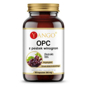 YANGO OPC 95% Ekstrakt Z Pestek Winogron 90 kaps.