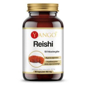 YANGO Reishi Ekstrakt 10% Polisacharydów 90 kaps.