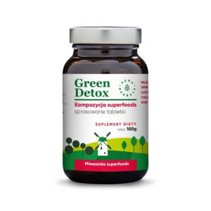 AURA HERBALS Green Detox Kompozycja Superfoods 72 tab.