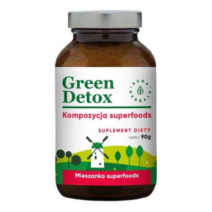 AURA HERBALS Green Detox Kompozycja Superfoods W Proszku 90 g
