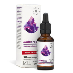 AURA HERBALS Jodadrop Bioaktywne Źródło Jodu Koncentrat W Kroplach 30 ml