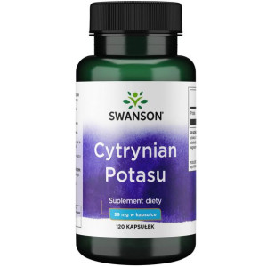 SWANSON Cytrynian Potasu 120 kaps.