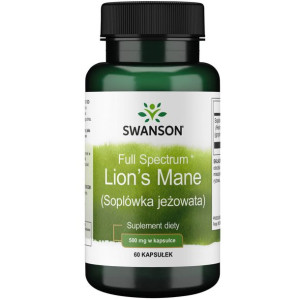 SWANSON Full Spectrum Lion's Mane Soplówka Jeżowata 60 kaps.