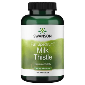 SWANSON Full Spectrum Milk Thistle 500 mg 100 kaps.
