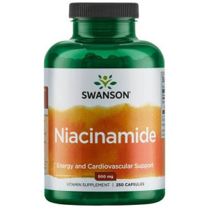 SWANSON Niacinamide 500 mg 250 kaps.
