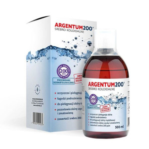 AURA HERBALS Argentum200 Srebro Koloidalne 200 ppm Tonik 500 ml