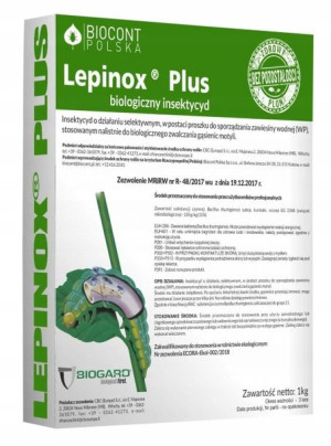 Lepinox Plus 1Kg Gąsienice Ćma Bukszpanowa
