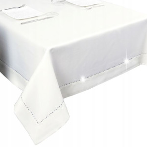 obrus plamoodporny GLAMOUR 400x140 ekri, dżety