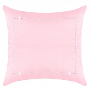 poszewka dekoracyjna GLAMOUR 40x40 pudrowy róż