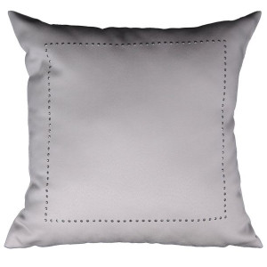 poszewka dekoracyjna GLAMOUR 45x45 z dżetami szara
