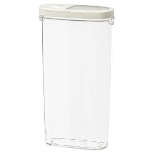 Pojemnik na suchą żywność biały 2,3l IKEA