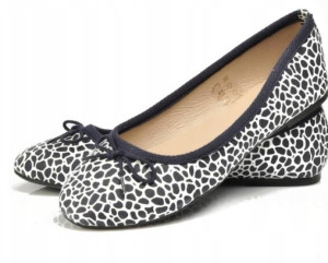 Buty Modne Balerinki baleriny w cętki r 37
