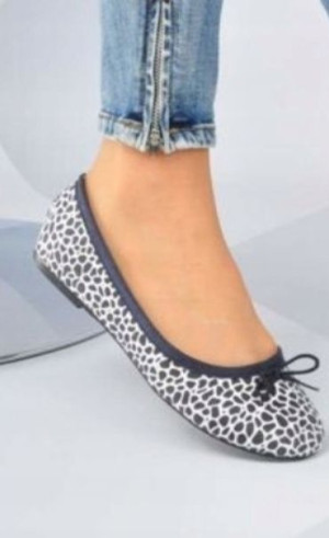 Buty Modne Balerinki baleriny w cętki R.38