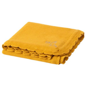 Koc dziecięcy żółty 70x90 Solgul IKEA