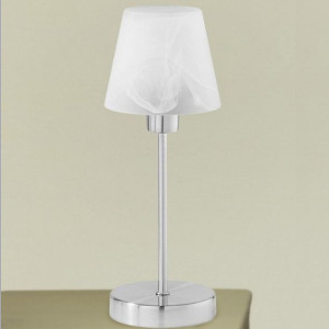 Stojąca LAMPKA stołowa LUIS 595500107 Trio szklana LAMPA gabinetowa klasycz