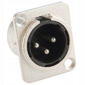 Adam Hall 7838 Gniazdo Xlr M Metal