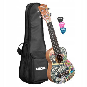 Cascha Soprano Art Urban - Ukulele Sopranowe