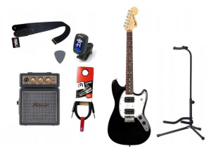 Gitara Elektryczna + Wzmacniacz 1w Kabel Zestaw