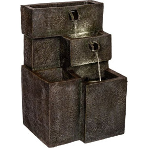 STILISTA  Fontanna ogrodowa, 48 x 42 x 76 cm, schody wodne