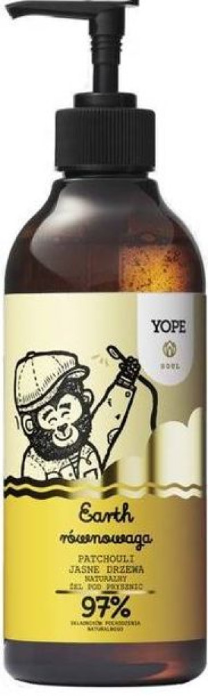 Naturalny żel pod prysznic Earth Równowaga 400 ml - Yope Soul